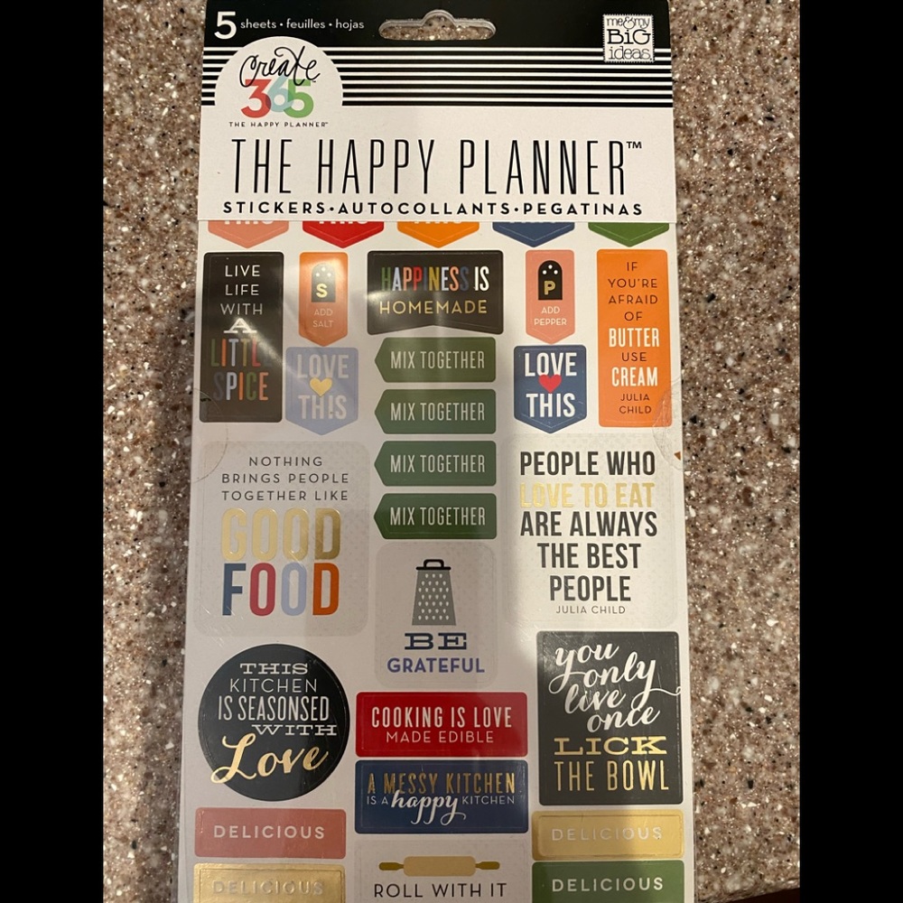The Happy Planner Stickers - 5 sheets